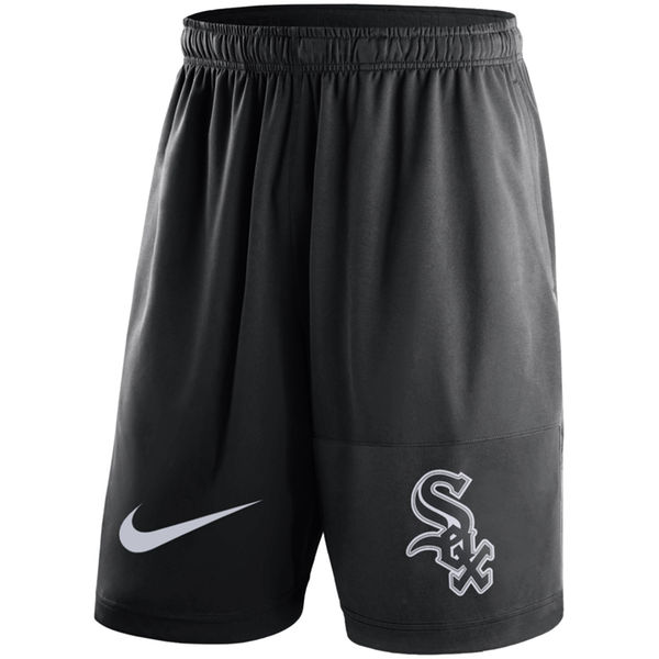 25Mens Chicago White Sox Nike Black Dry Fly Shorts
