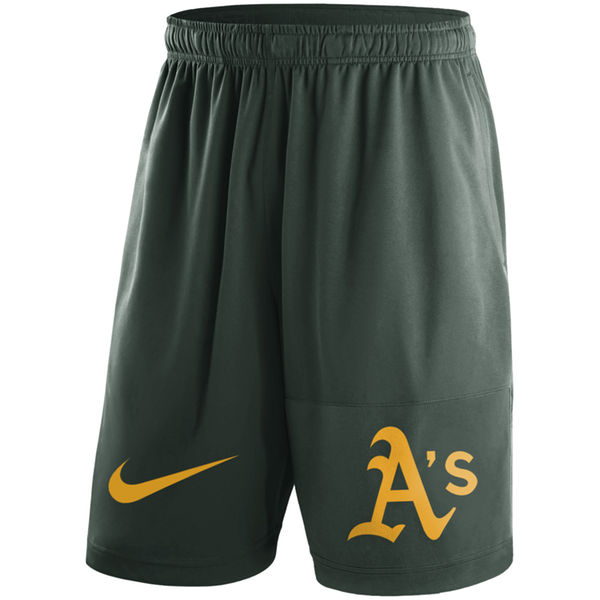47Mens Oakland Athletics Nike Green Dry Fly Shorts