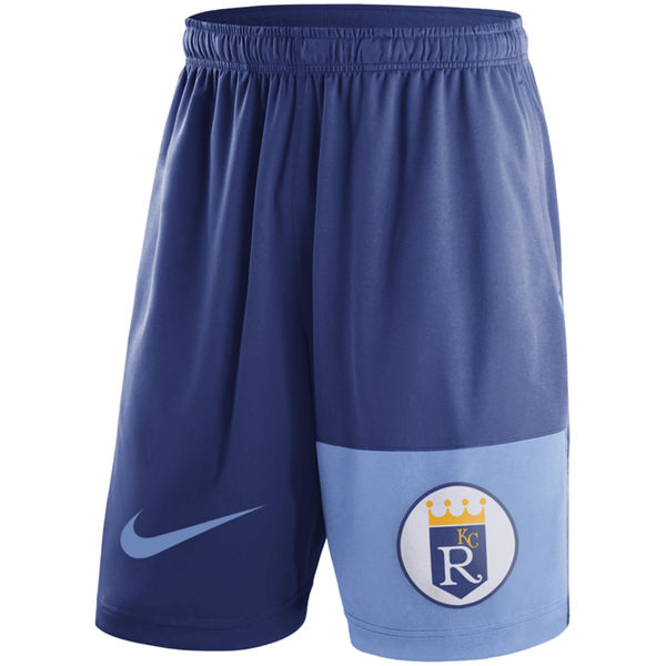 52Mens Kansas City Royals Nike Royal Cooperstown Collection Dry Fly Shorts