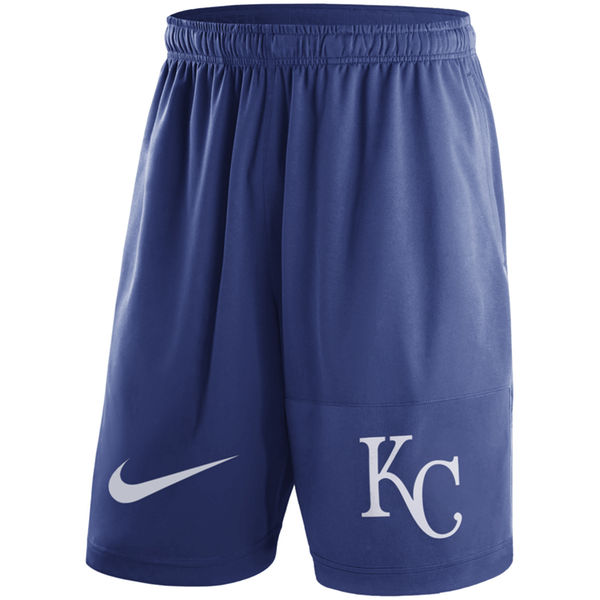21Mens Kansas City Royals Nike Royal Dry Fly Shorts