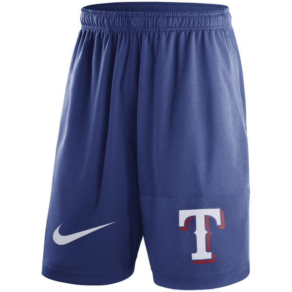 40Mens Texas Rangers Nike Royal Dry Fly Shorts