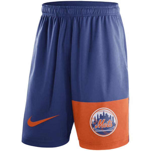 23Mens New York Mets Nike Royal Cooperstown Collection Dry Fly Shorts