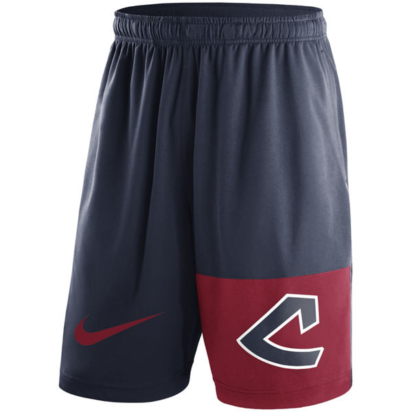 13Mens Cleveland Indians Nike Navy Cooperstown Collection Dry Fly Shorts