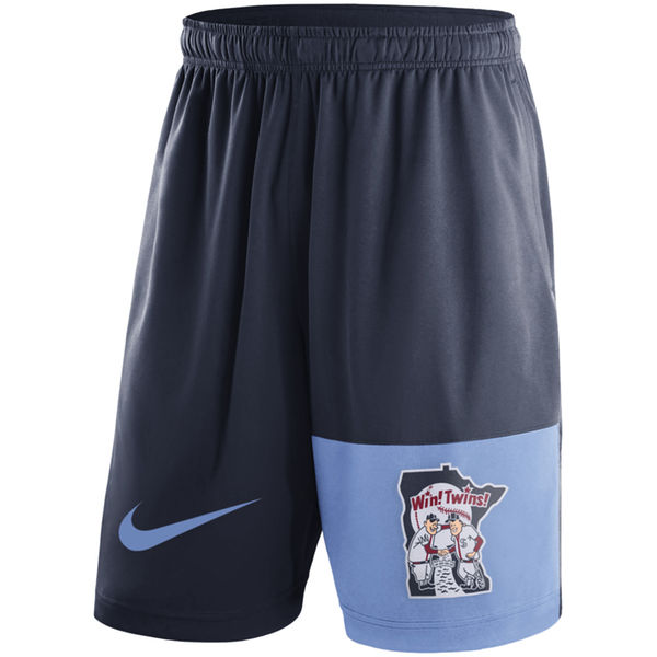 34Mens Minnesota Twins Nike Navy Cooperstown Collection Dry Fly Shorts