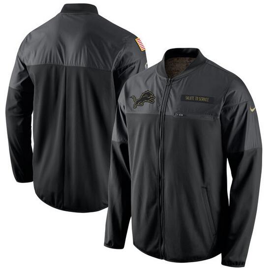 NFL Detroit Lions Black Salute to Service Jacket