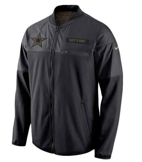 NFL Dallas Cowboys Black Salute to Service Jacket