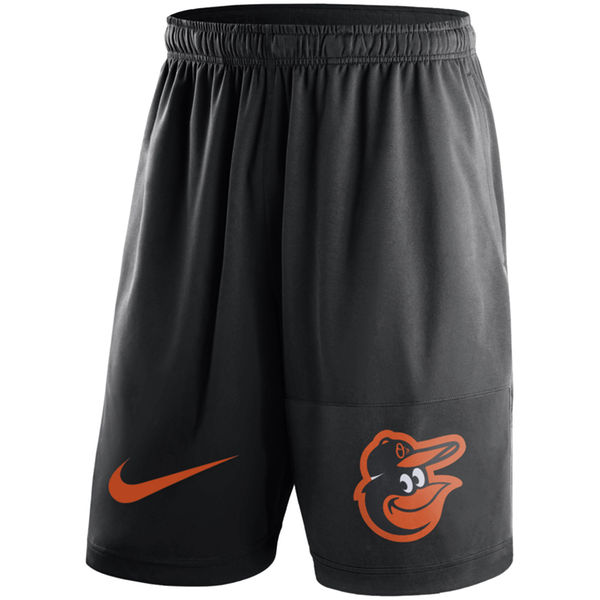 37Mens Baltimore Orioles Nike Black Dry Fly Shorts