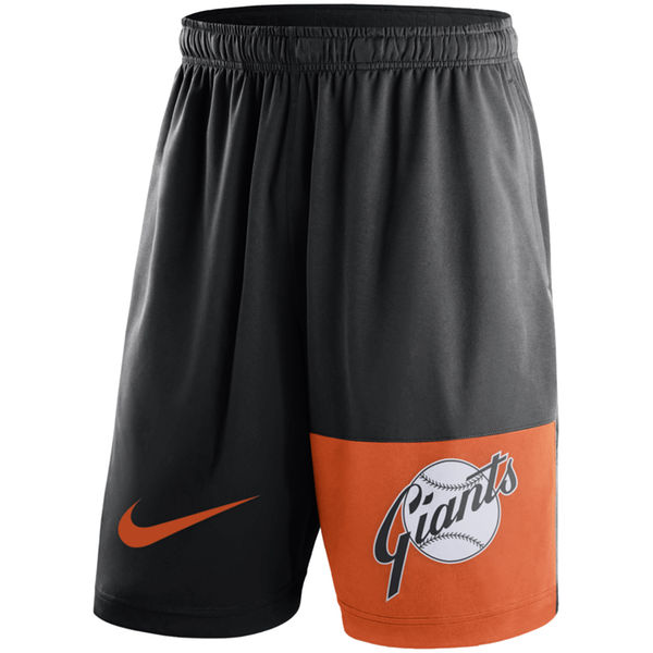 41Mens San Francisco Giants Nike Black Cooperstown Collection Dry Fly Shorts