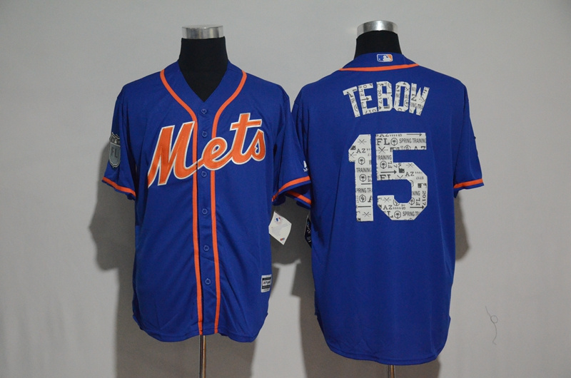 MLB New York Mets #15 Tebow Spring Training Jersey