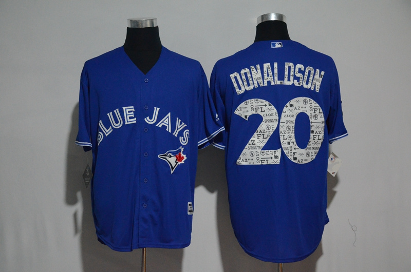 MLB Toronto Blue Jays #20 Donaldson Spring Trainging Jersey