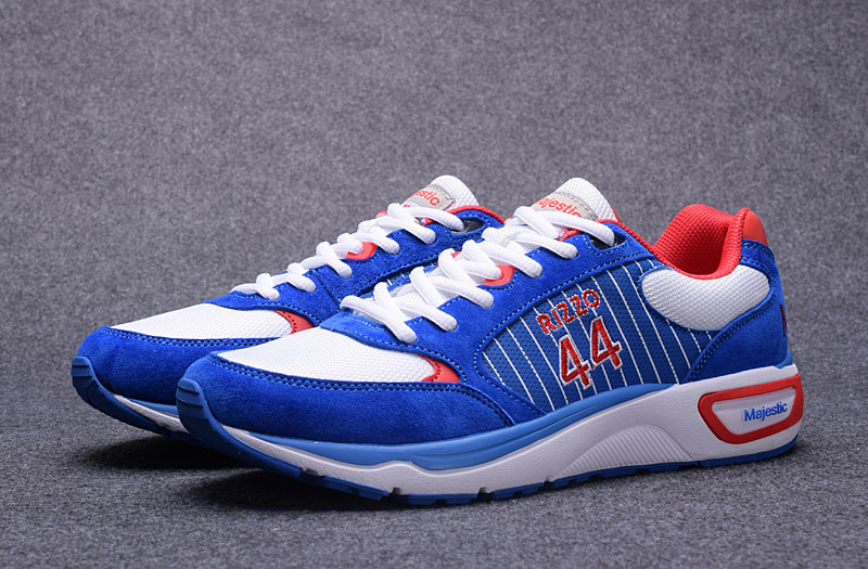 MLB Chicago Cubs #44 Rizzo Blue Baseball Sneakers