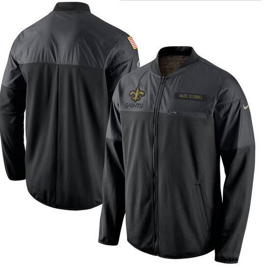 NFL New Orleans Saints Black Salute to Service Jacket