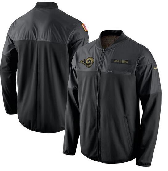 NFL Los Angeles Rams Black Salute to Service Jacket
