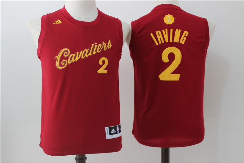 NBA Cleveland Cavaliers #2 Irving Kids Red Jersey