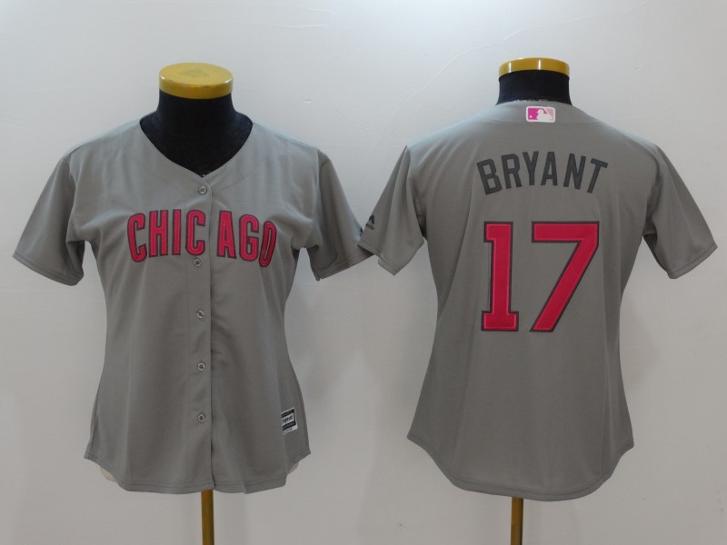 Womens MLB Chicago Cubs #17 Bryant Jersey