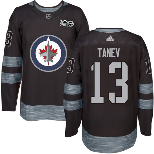 NHL Winnipeg Jets #13 Tanev 100th Anniversary Hockey Jersey