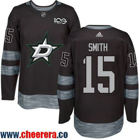 NHL Dallas Stars #15 Smith 100th Anniversary Hockey Jersey