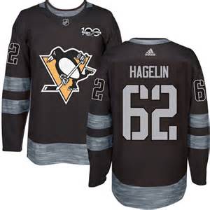 NHL Pittsburgh Penguins #62 Hagelin 100th Anniversary Hockey Jersey