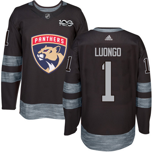 NHL Florida Panthers #1 Luongo 100th Anniversary Hockey Jersey