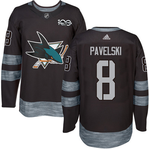NHL San Jose Sharks #8 Pavelski 100th Anniversary Hockey Jersey