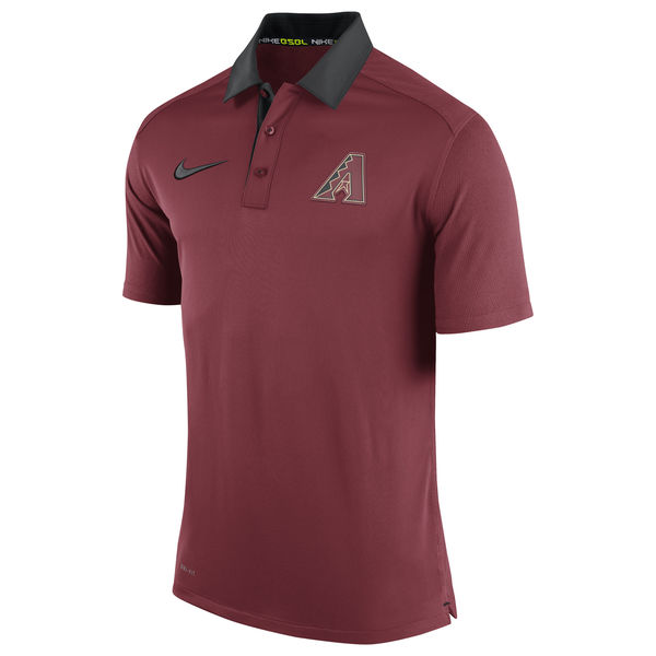 Mens Arizona Diamondbacks Nike Red Authentic Collection Dri-FIT Elite Polo