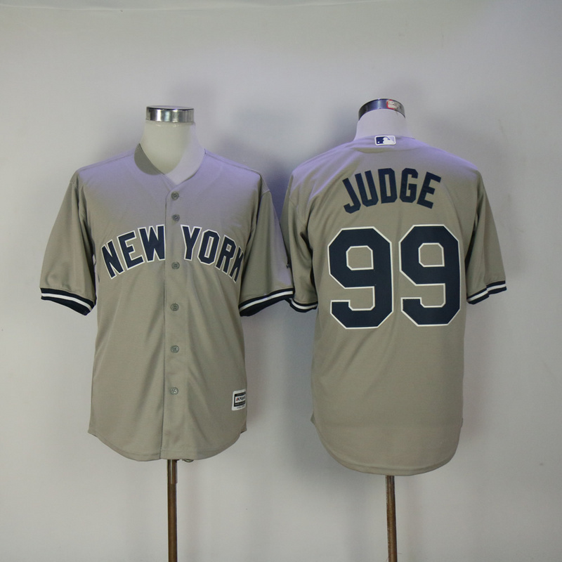 MLB New York Yankees #99 Judge Grey Game Jersey