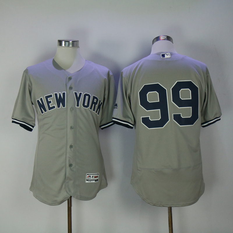 MLB New York Yankees #99 Judge Grey Elite Jersey