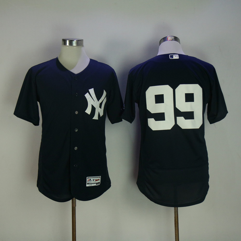 MLB New York Yankees #99 Judge D.Blue Game Jersey without Name