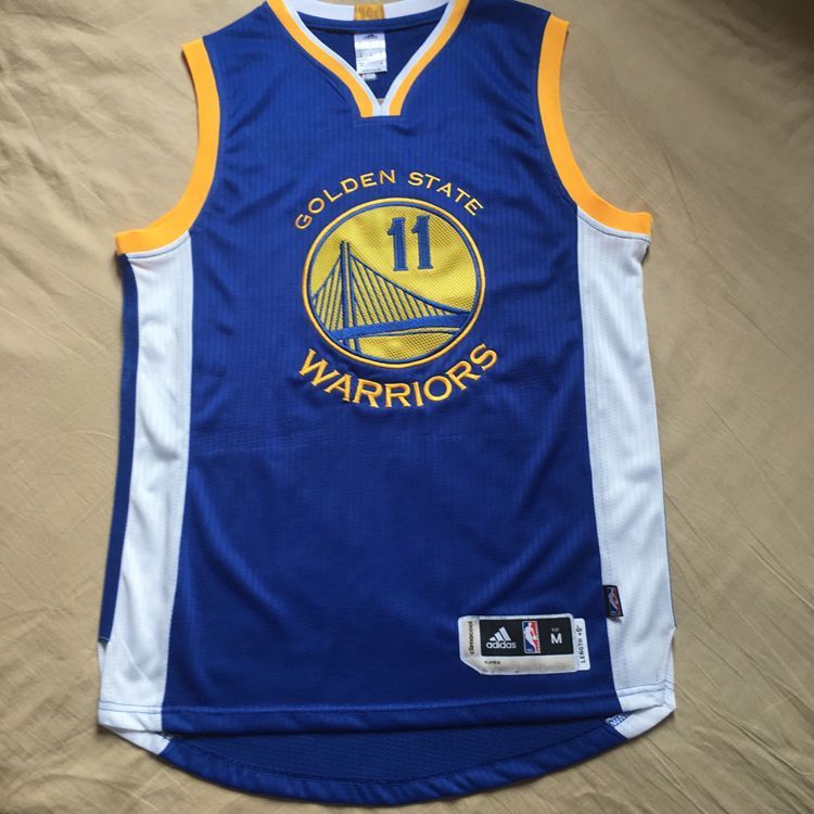 NBA Golden State Warriors #11 Thompson White All Stitched Jersey