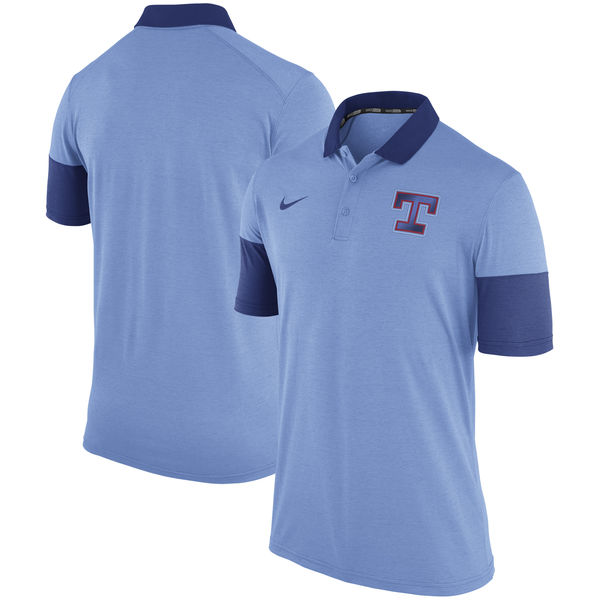 Mens Texas Rangers Nike Light Blue Cooperstown Collection Polo