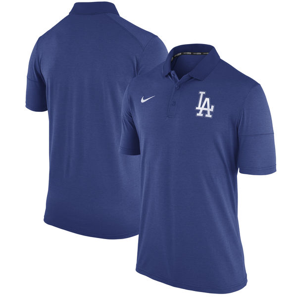 Mens Los Angeles Dodgers Nike Royal Polo