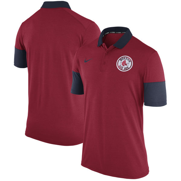 Mens Boston Red Sox Nike Red Polo