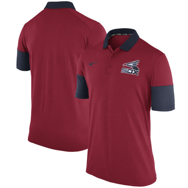 Mens Chicago White Sox Nike Red Polo