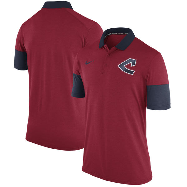 Mens Cleveland Indians Nike Red Polo