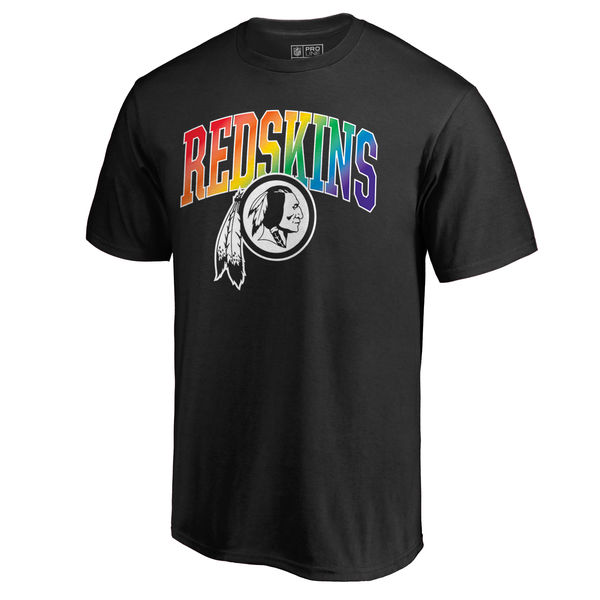 Mens Washington Redskins NFL Pro Line by Fanatics Branded Black Big & Tall Pride T-Shirt