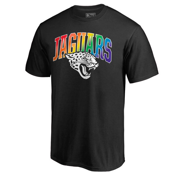Mens Jacksonville Jaguars NFL Pro Line by Fanatics Branded Black Big & Tall Pride T-Shirt