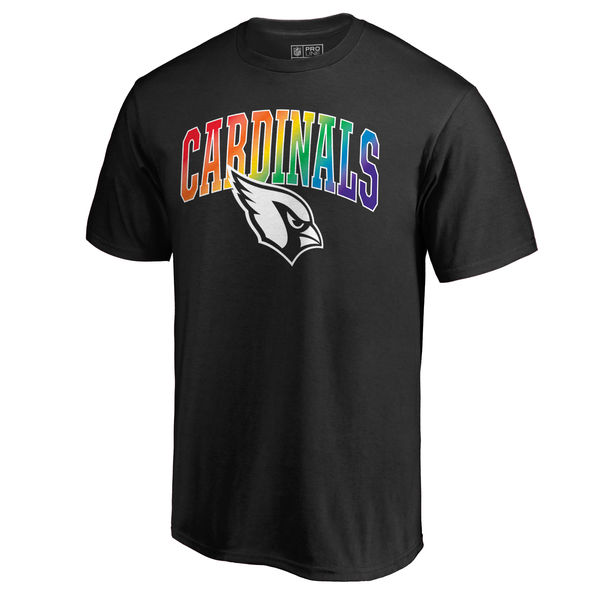 Mens Arizona Cardinals NFL Pro Line by Fanatics Branded Black Big & Tall Pride T-Shirt