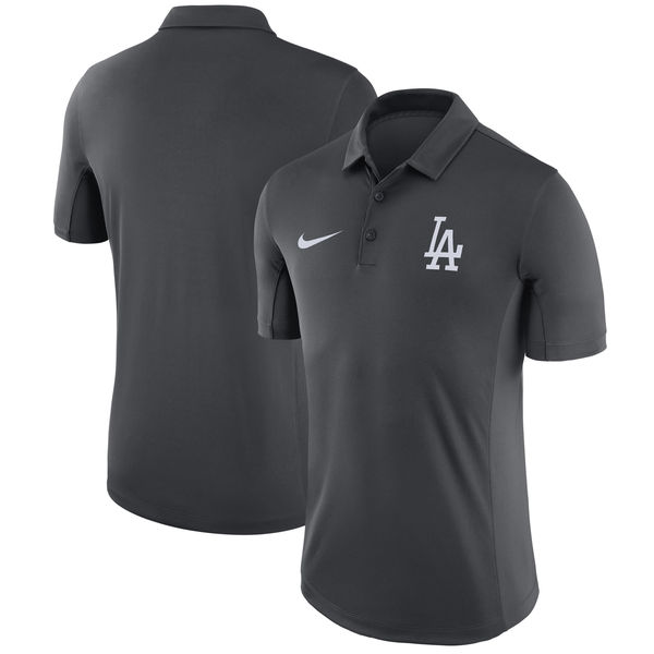 Mens Los Angeles Dodgers Nike Anthracite Franchise Polo