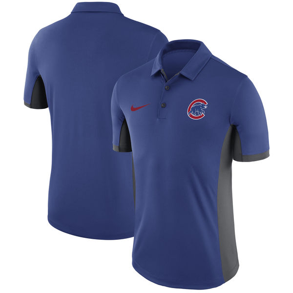 Mens Chicago Cubs Nike Royal Franchise Polo