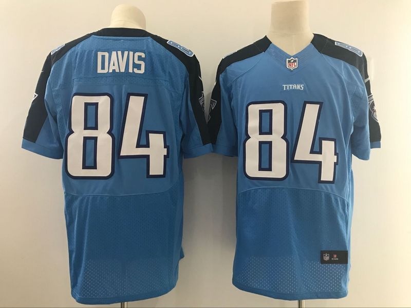 NFL Tennessee Titans #84 Davis L.Blue Elite Jersey