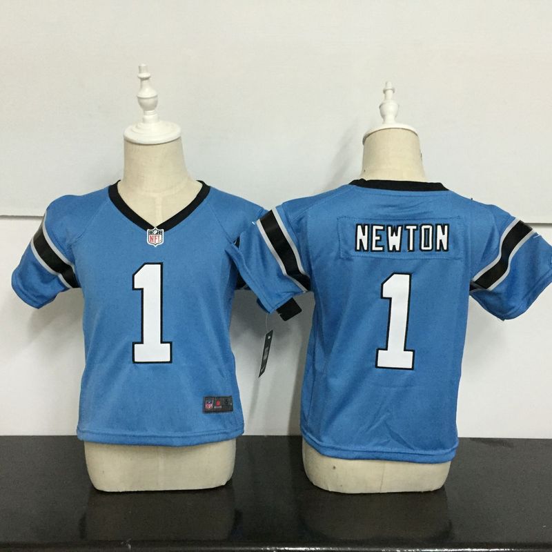 NFL Carolina Panthers #1 Newton Blue Kids Jersey 2-4T