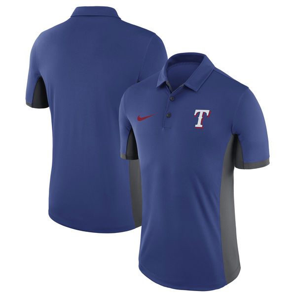 Mens Texas Rangers Nike Royal Franchise Polo