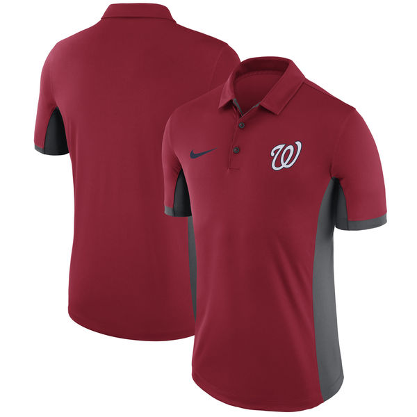 Mens Washington Nationals Nike Red Franchise Polo
