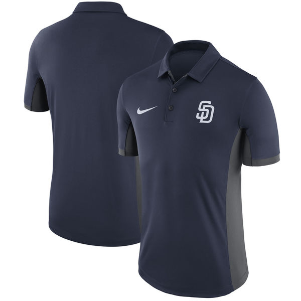 Mens San Diego Padres Nike Navy Franchise Polo