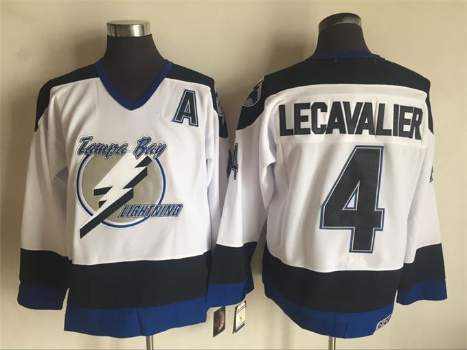 NHL Tampa Bay Lightning #4 Lecavalier White Jersey