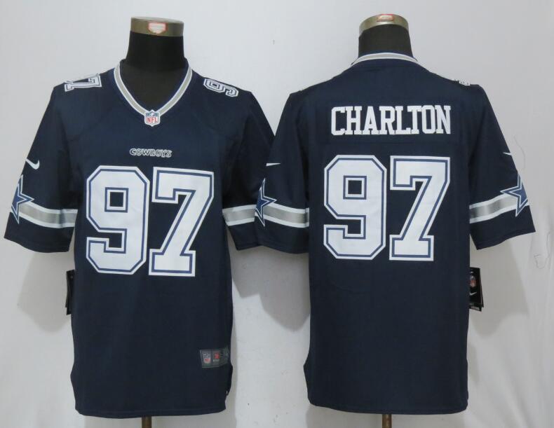 Nike Dallas cowboys 97 Charlton Blue Limited Jersey  