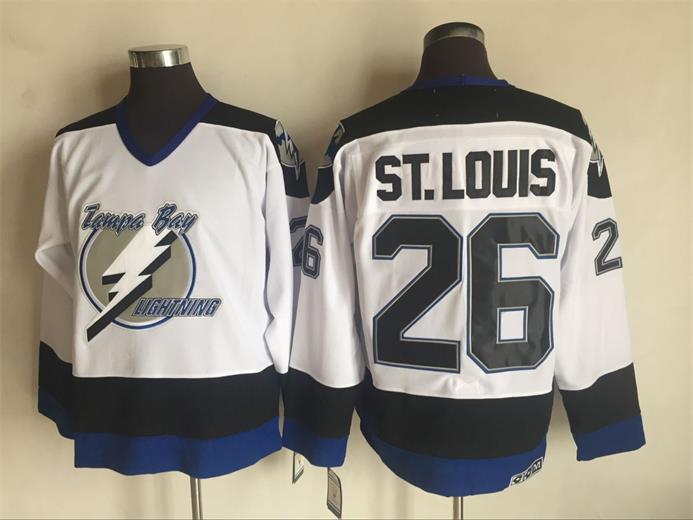 NHL Tampa Bay Lightning #26 St.Louis White Jersey