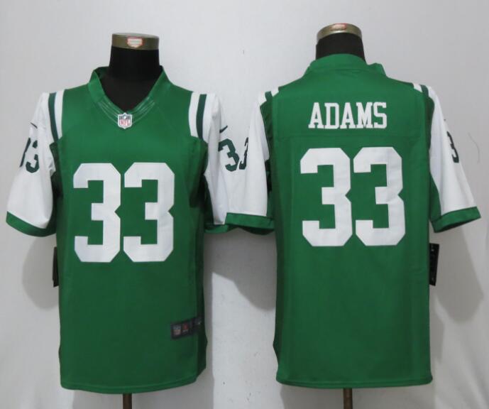 Nike New York Jets 33 Adams Green Limited Jersey  