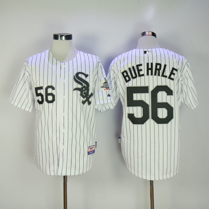 MLB Chicago White Sox #56 Buehrle White Elite Jersey