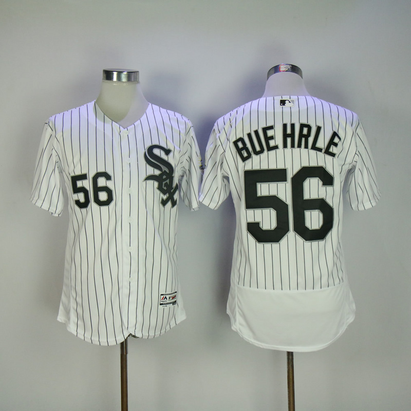 MLB Chicago White Sox #56 Buehrle Black Elite Jersey